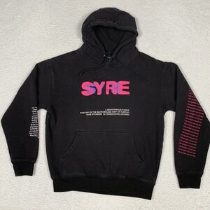 MSFTSrep SYRE Jaden Smith Hoodie Mens L Double Sided Print A Beautiful Confusion